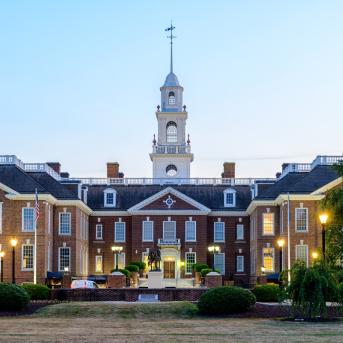 View of the Delaware State House